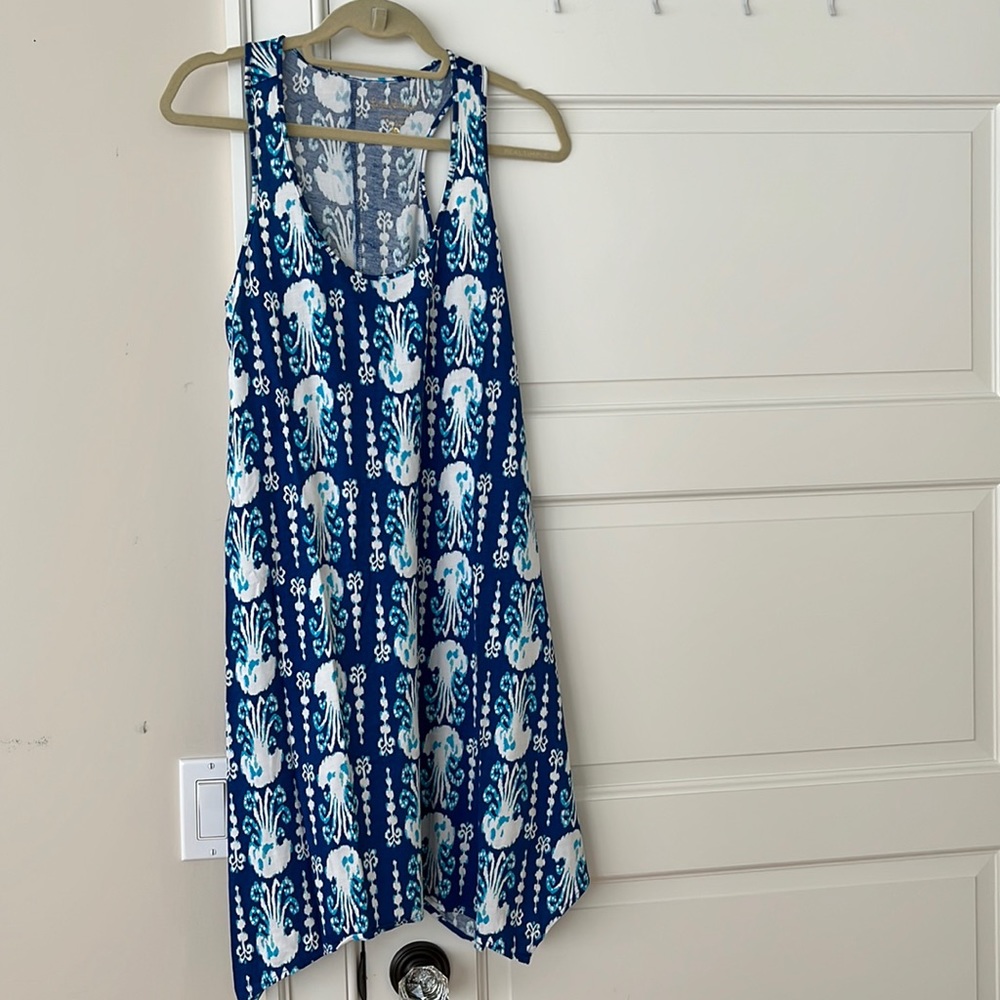 Lilly Pulitzer Blue Indigo "Get In Line" Style 26799 - Small